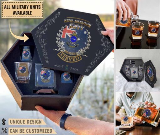 hmasbunamilitary decanter set y50d0