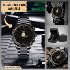 HMAS Swan_Military Black Wrist Watch