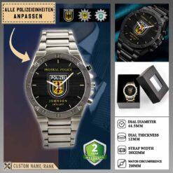 Custom German Police_Wrist Watch