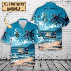 HMAS Cerberus_Art Print Pocket Hawaiian Shirt