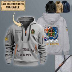 1-19 RNSWR 1st-19th Battalion Royal New South Wales Regiment_Quarter Zip Hoodie