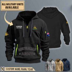 1 Fd Regt 1st Field Regiment RAA_AOP Quarter Zip Hoodie