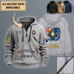 1 Field Squadron RAE_Quarter Zip Hoodie
