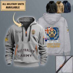 1 RTB 1st Recruit Training Battalion_Quarter Zip Hoodie