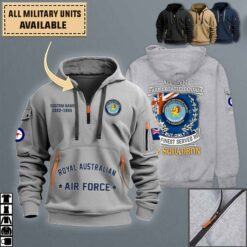 212 Sqn 212 Squadron AAFC_Quarter Zip Hoodie