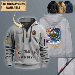41 RNSWR 41st Battalion Royal New South Wales Regiment (Women)_Quarter Zip Hoodie