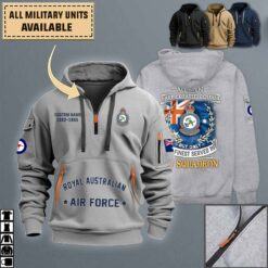 467 Sqn 467 Squadron RAAF_Quarter Zip Hoodie