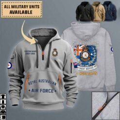 492 Sqn 492 Squadron RAAF_Quarter Zip Hoodie
