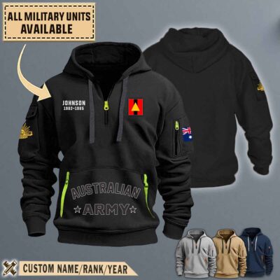 6th machine gun battalionaop quarter zip hoodie d6m84