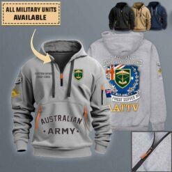 AATTV Australian Army Training Team Vietnam_Quarter Zip Hoodie