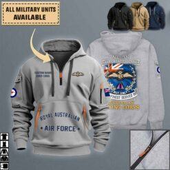 AFC Australian Flying Corps_Quarter Zip Hoodie