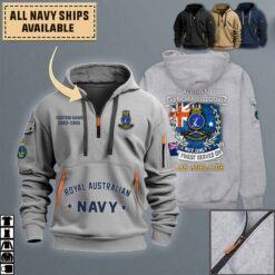 HMAS Adelaide_Quarter Zip Hoodie