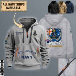 HMAS Albatross_Quarter Zip Hoodie