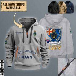 RAN Royal Australian Navy_Quarter Zip Hoodie
