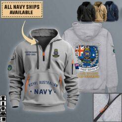 Waller Division, HMAS Cerberus_Quarter Zip Hoodie