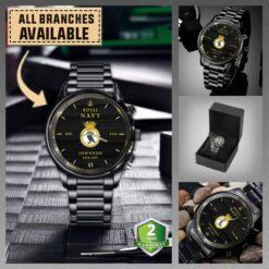 HMS Liverpool (D92)_Military Black Wrist Watch