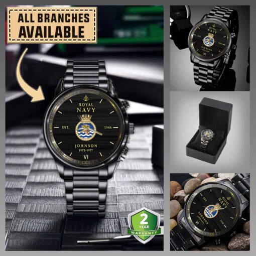 hms ocelot s17uk branches black wrist watch cry6s