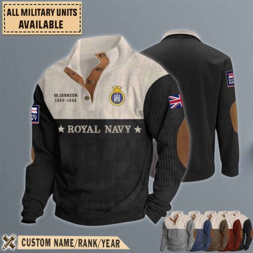 hms pembroke m107stand collar sweatshirt 14glb