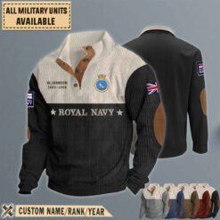 HMS Undaunted (F53)_Stand Collar Sweatshirt