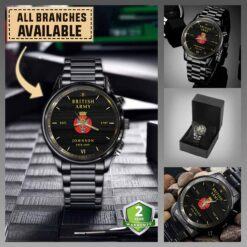 RMLY Royal Mercian and Lancastrian Yeomanry_Military Black Wrist Watch