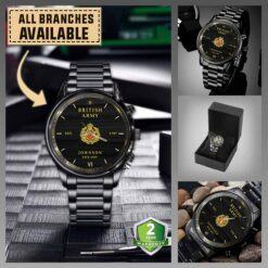 The Duke of Lancaster's Regiment_Military Black Wrist Watch