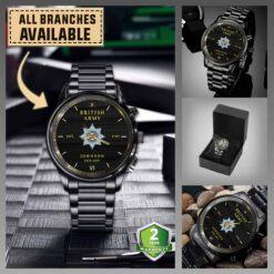 The Irish Guards_Military Black Wrist Watch