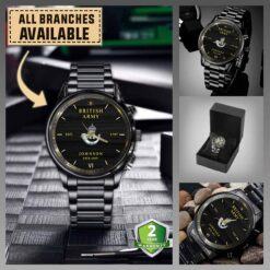 The Rifles_Military Black Wrist Watch
