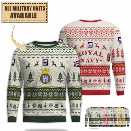 hms pembroke m107premium ugly sweater 47y2w