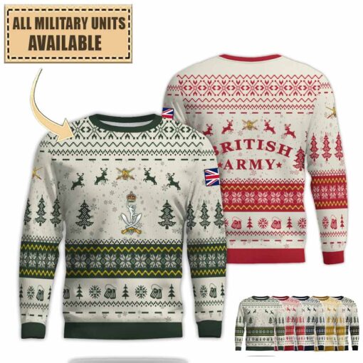 the queens gurkha signals qg signalspremium ugly sweater gdv1n