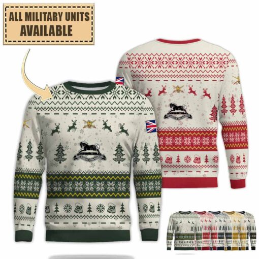 the queens own hussars qohpremium ugly sweater qu4bd
