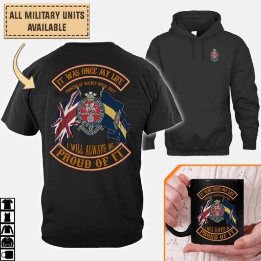 pwrr the princess of waless royal regiment queens and royal hampshirescotton printed shirts vjlv4