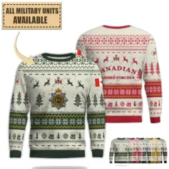 Royal Canadian Army Service Corps RCASC_Premium Ugly Sweater