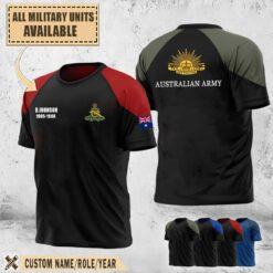 113 Field Battery 7 Field Regiment RAA_AOP Tshirt