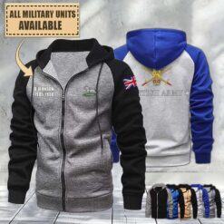 The 3rd East Anglian Regiment_Raglan Zip Hoodie
