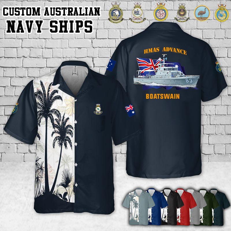 HMAS Advance (P 83)_Flag Pocket Hawaiian Shirt