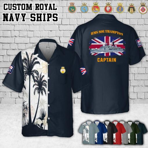 hms southampton d90flag pocket hawaiian shirt1 9jipc