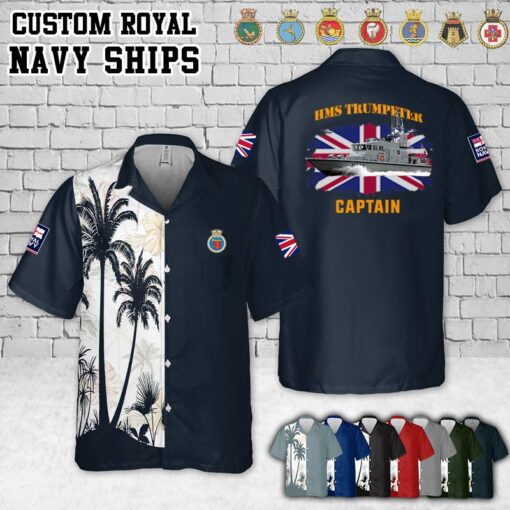 hms trumpeter p294flag pocket hawaiian shirt1 i1696