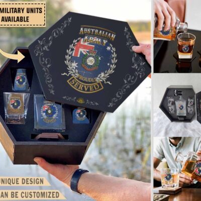 1 Cer 1st Combat Engineer Regiment Raemilitary Decanter Set 2u7ne