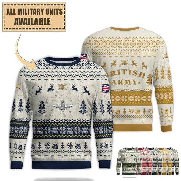 1 Para The 1st Battalion Parachute Regimentpremium Ugly Sweater Uxx5t