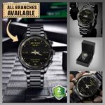 1 PARA The 1st Battalion Parachute Regiment_Military Black Wrist Watch