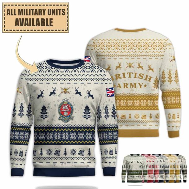 1 Pwrr The 1st Battalion Princess Of Waless Royal Regiment Queens And Royal Hampshires The Tigerspremium Ugly Sweater 8e37l