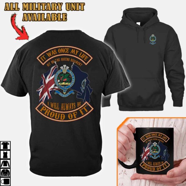1 Queens 1st Battalion The Queens Regimentpolo Shirt M1mal
