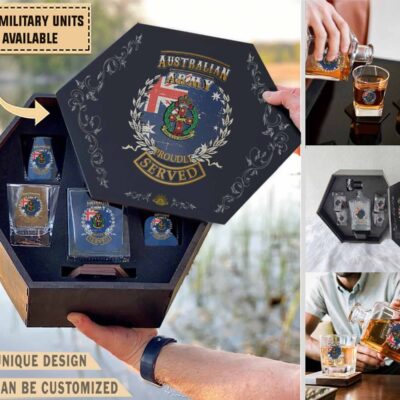 1 Rnswr Commando 1st Battalion Royal New South Wales Regimentmilitary Decanter Set 9i0jp