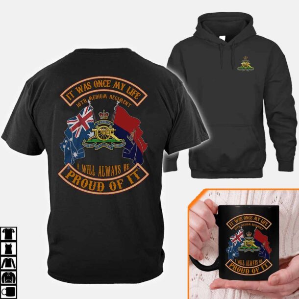 10 Mdm Regt 10th Medium Regiment Raapolo Shirt R64i0