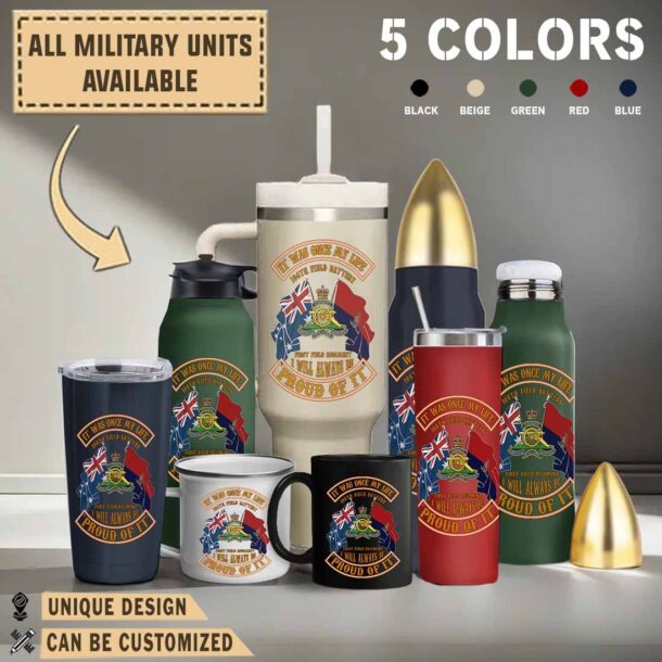 104th Field Battery First Field Regiment Raamilitary Drinkware Collection Ui5jp