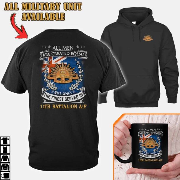 11th Battalion Aifcotton Shirts 75q4t