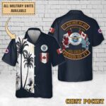 14 Wing Pipes and Drums RCAF_Flag Hawaiian Shirt