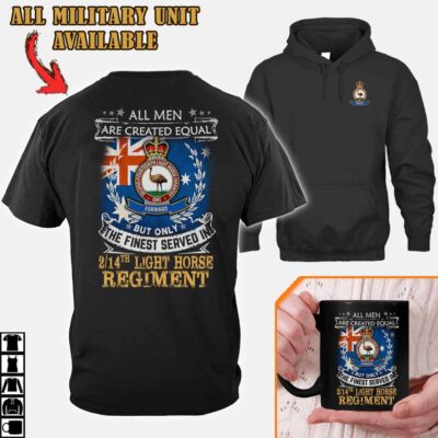 2 14 Lhr 2nd 14th Light Horse Regiment Qmicotton Shirts Qnzom