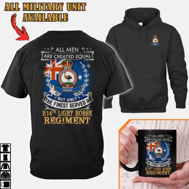 2 14 Lhr 2nd 14th Light Horse Regiment Qmicotton Shirts Qnzom