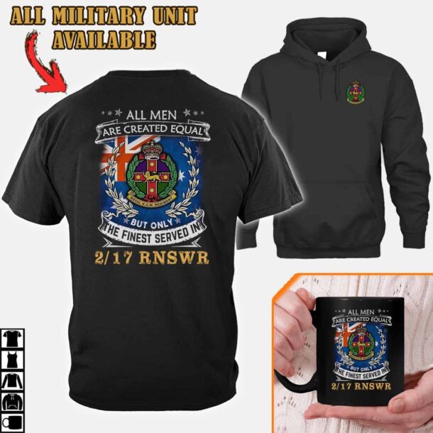 2 17 Rnswr 2nd 17th Battalion Battalion Royal New South Wales Regimentcotton Shirts 89num